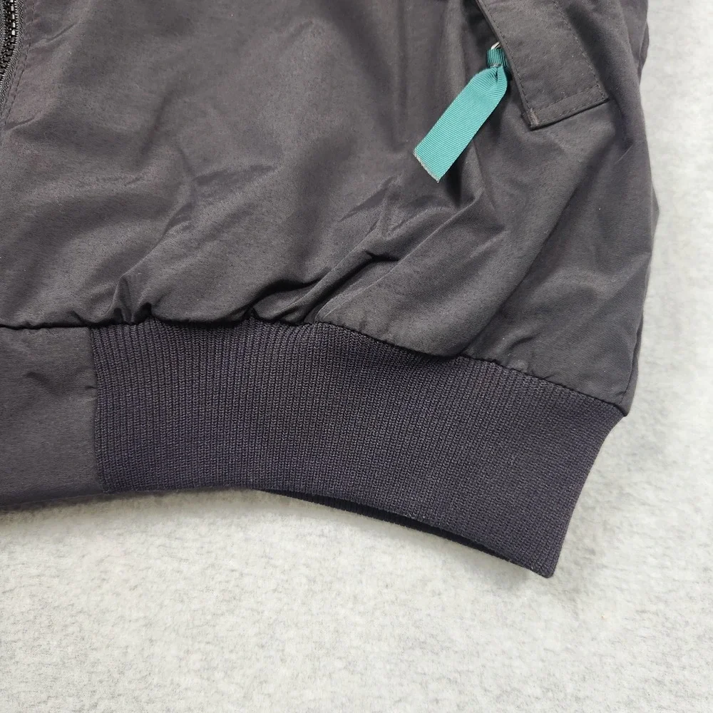 Vintage Patagonia Shelled Synchilla Large Black Bomber Jacket Fleece 90s 95 USA